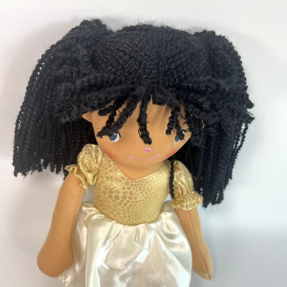 Linzy Toys 18'' Gold Addy Soft Plush Rag Doll Gold - Very, Very Good Condition - Picture 5 of 10